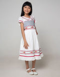 Donita Casual White W Colar