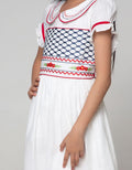 Donita Casual White W Colar