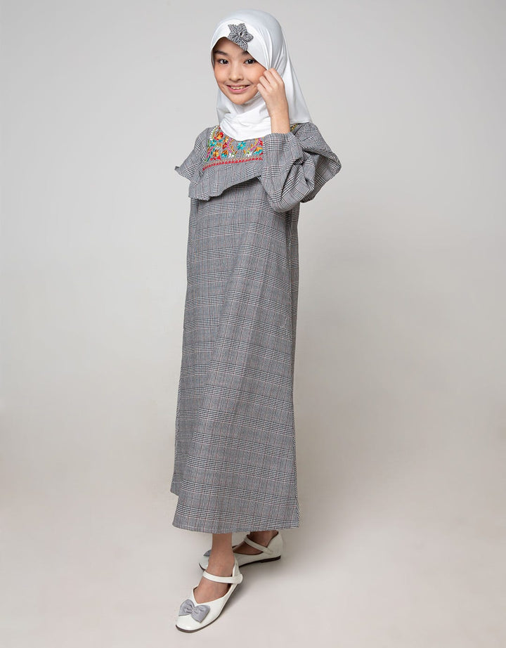 Donita Muslim Dress Kotak-Kotak