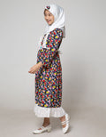 Saffron By Donita Floral Print Muslim Dress