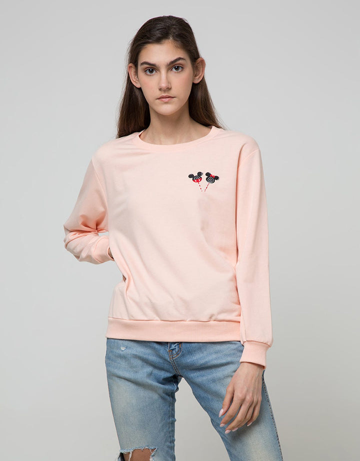 Disney Sweatshirt Dlish Sugary Treats Minnie Head