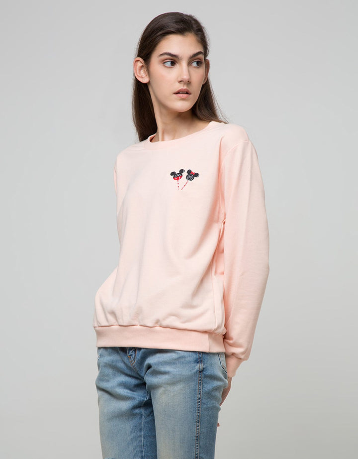 Disney Sweatshirt Dlish Sugary Treats Minnie Head