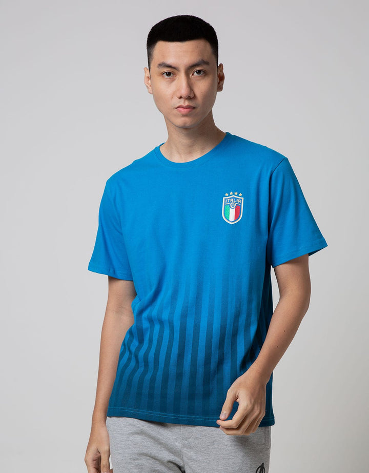 T Zone Short Sleeve T-Shirt Football Italia