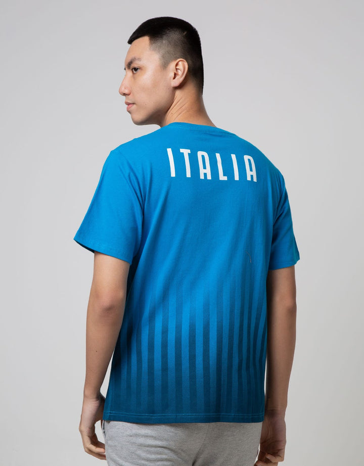 T Zone Short Sleeve T-Shirt Football Italia