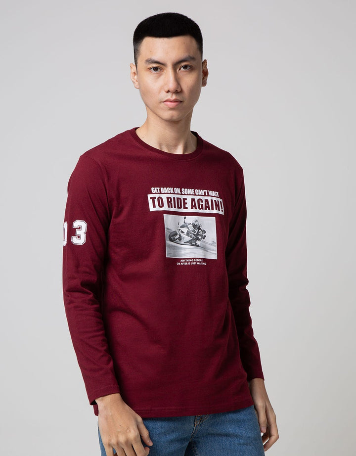 T Zone Long Sleeve T-Shirt Racing To Ride Again T Zone Long Sleeve