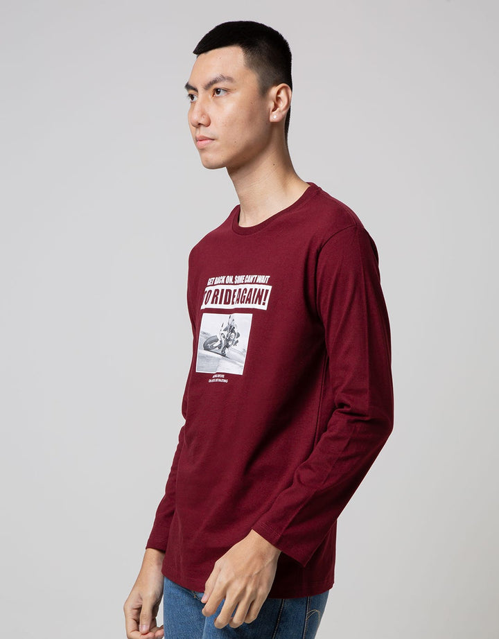 T Zone Long Sleeve T-Shirt Racing To Ride Again T Zone Long Sleeve