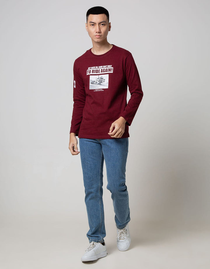 T Zone Long Sleeve T-Shirt Racing To Ride Again T Zone Long Sleeve