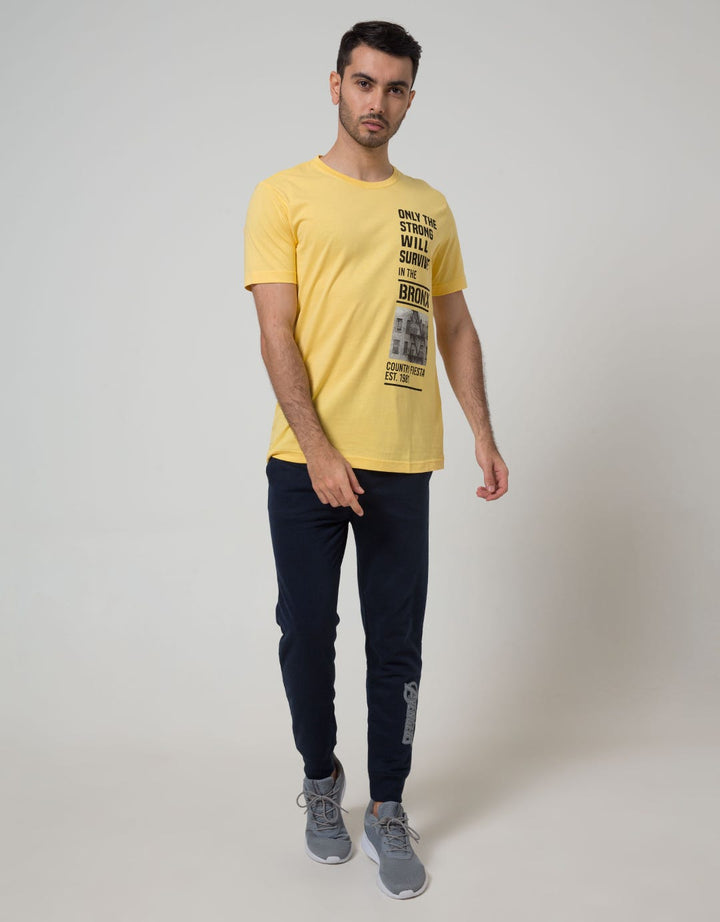Country Fiesta Mens Tshirt Young Wording Left