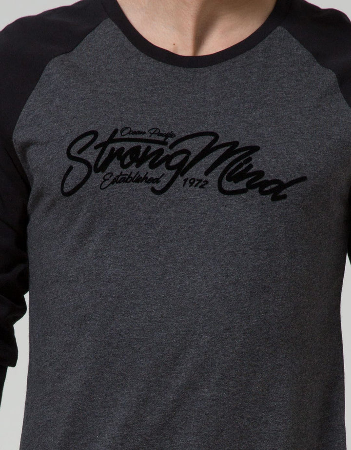 Ocean Pacific Mens T-Shirt Young Long Sleeve