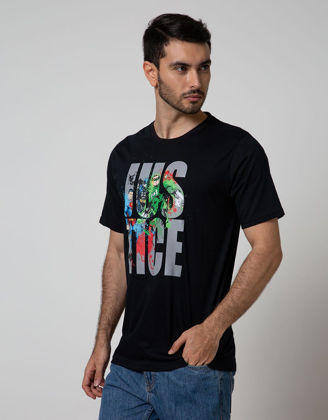T Zone Short Sleeve T-Shirt Justice League