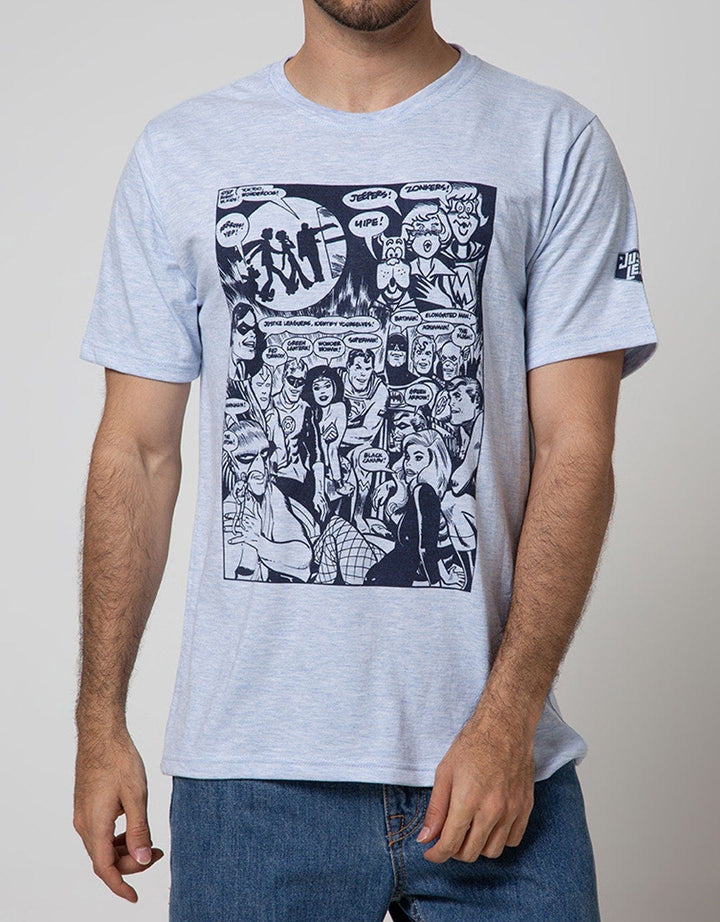 T Zone Short Sleeve T-Shirt Justice League