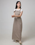 Ultraviolet Pinafore Dress Check
