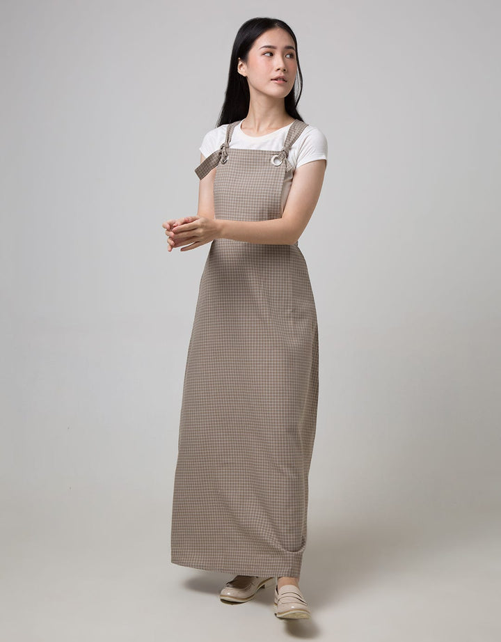 Ultraviolet Pinafore Dress Check