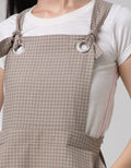 Ultraviolet Pinafore Dress Check