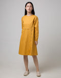 Ultraviolet Buttoned Dress