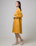 Ultraviolet Buttoned Dress