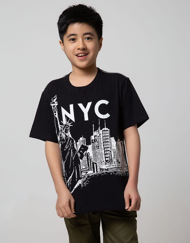 Nevada Kids Short Sleeve T-Shirt Short Sleeve Nyc Monokrome