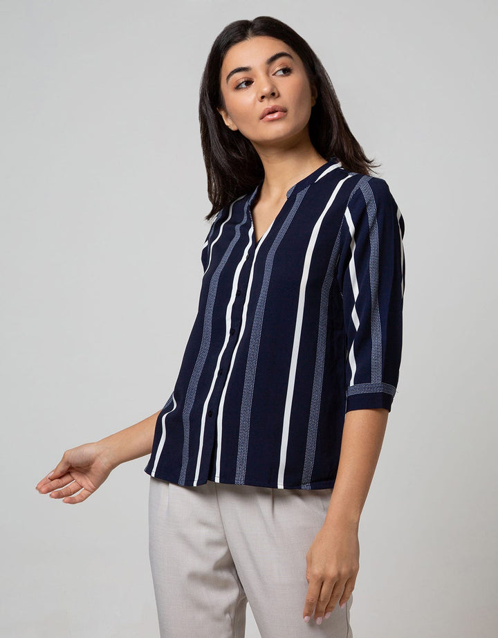 Connexion 34 Blouse Stripe Comba