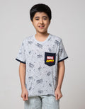 Marvel Avenger Splash Fullprint Pocket Short Sleeve T-Shirt