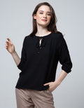34 BLOUSE RNECK WITH