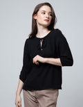 34 BLOUSE RNECK WITH