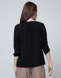 34 BLOUSE RNECK WITH