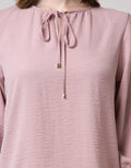 34 BLOUSE RNECK WITH