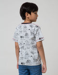 Little M Short Sleeve T-Shirt Fullprint Dino