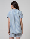 Nevada Short Sleeve Pyjama Shorts Stripe Lollies