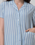 Nevada Short Sleeve Pyjama Shorts Stripe Lollies