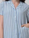 Nevada Short Sleeve Pyjama Shorts Stripe Lollies
