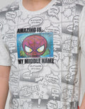 Marvel Spider-Man Boys Cartoon T-Shirt Holo Speak Up 
