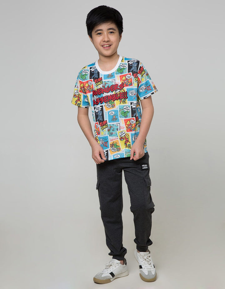 Marvel  Avengers Kaos Anak Laki-Laki Print Cartoon Speak