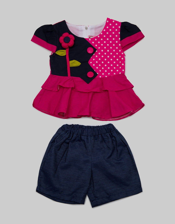 Two Mix Top Pants Vest Zig