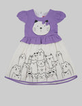 Two Mix Dress Sablon Kawanan Kucing