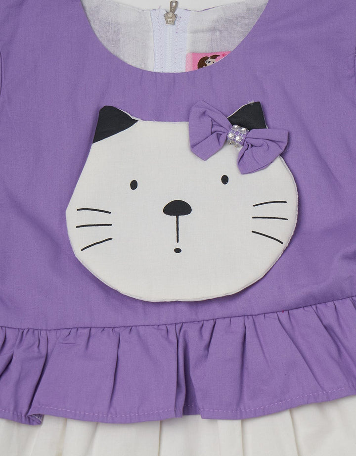 Two Mix Dress Sablon Kawanan Kucing