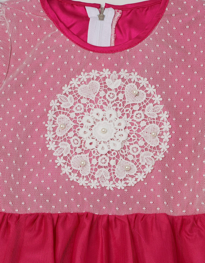 Two Mix Dress Lace Application