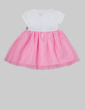 Two Mix Dress Baby Tile Bunga Pink