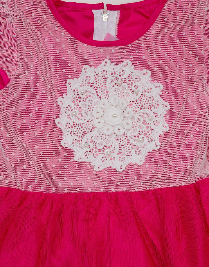 Two Mix Dress Lace Application