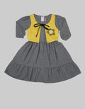Two Mix Dress Floral Vest