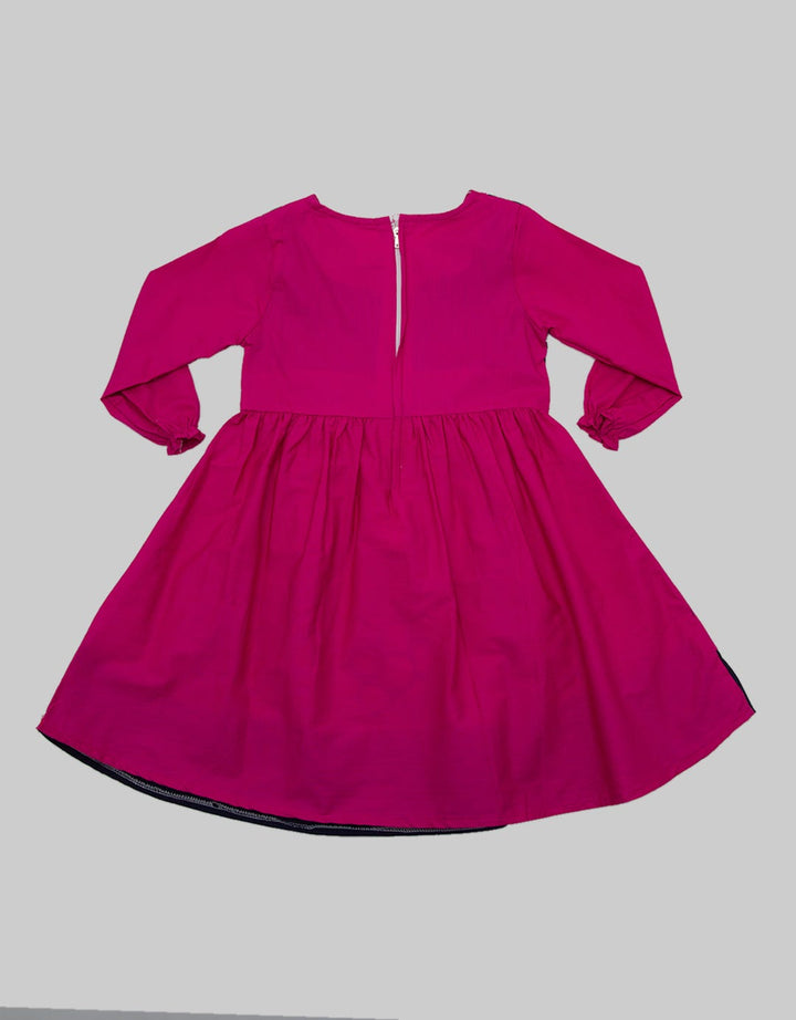 Two Mix Dress Muslim 3 Bunga 3 Pita