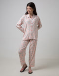Nevada Long Sleeve Pyjama Pants Bunny Love Flower