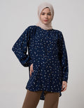Annisa Long Sleeve Blouse Dappledot Print