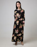 St. Yves Long Sleeve Maxi Dress Torch Ginger