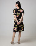 St. Yves Short Sleeve Midi Dress Torch Ginger