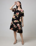 St. Yves Short Sleeve Midi Dress Torch Ginger