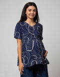 St. Yves Mom Short Sleeve Blouse Shirt