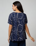 St. Yves Mom Short Sleeve Blouse Shirt