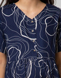 St. Yves Mom Short Sleeve Blouse Shirt