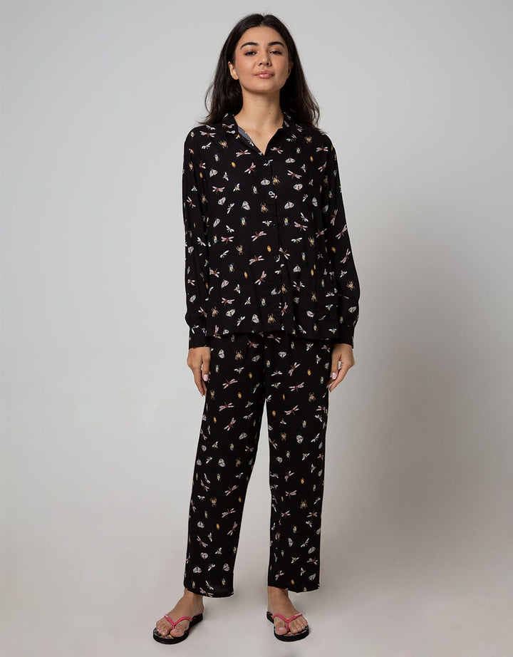 St. Yves Long Sleeve Pyjama Pants Dragon Butter